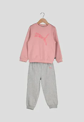 Puma Kids Jog Suit Girls Boys Baby Infant Tracksuit Top Bottoms Size 0-3 Years • £12.74