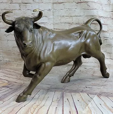 Mid Century Modern Miguel Lopez (MILO) Brutalist Bronze Bull Sculpture Gift • $559.65