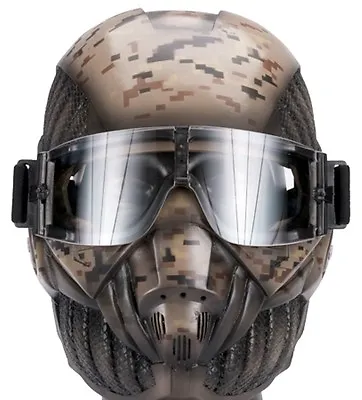 $64.95 • Buy Army Of Two  Crysis  Desert Custom Fiberglass Airsoft / Paintball Mask
