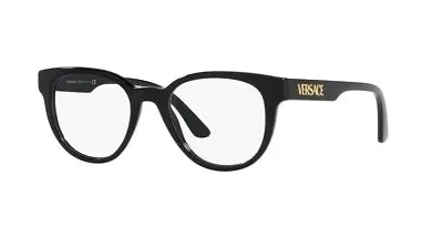Versace VE 3317 GB1 51mm Black Eyeglasses • $94.99