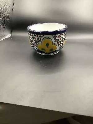 Small Hand Painted Mexican Pottery Bowl • $8