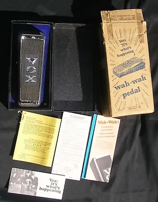 68 VOX Clyde McCoy Wah-wah Guitar Effects Pedal Original 1968 W/boxs Rare Mint • $12000