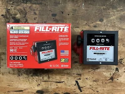 Fill-Rite 901C 6-40 GPM 4-Digit Mechanical Fuel Transfer Meter • $234.50