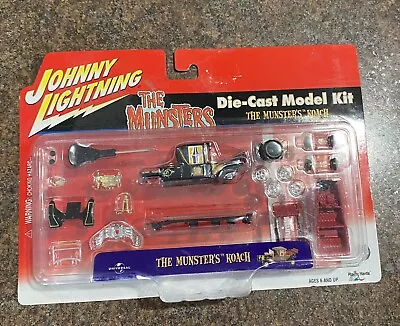 NEW Johnny Lightning The Munsters Koach Car Black Diecast Model Kit 1/64 Scale • $35