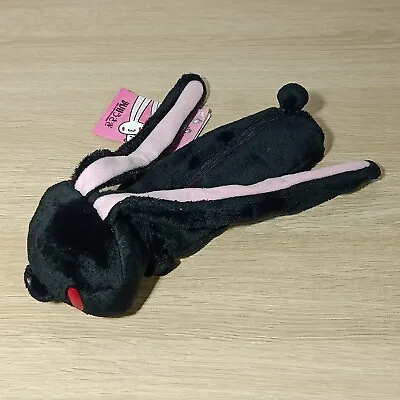 Chax Gloomy Purpose Rabbit Black Pencil Case Plush Purse Doll Taito Japan TAG 9  • $35.79