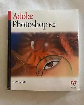 Sealed Adobe Photoshop 6.0 Full Retail Version Paperback For MAC. Book Only • $30