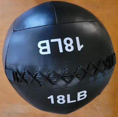 18 Lbs  14x14 Medicine Ball  Brand New • $16.99
