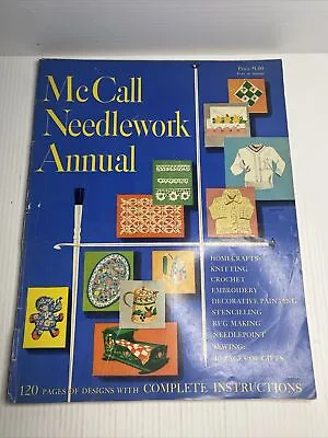 Vintage 1950 Mccall’s Needlework Annual Magazine • $12.99