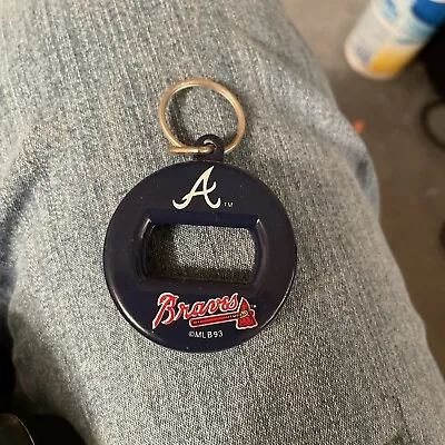 ATLANTA BRAVES 90'S BEV KEY 3 In 1 CAN BOTTLE TWIST OPENER KEYCHAIN Vintage • $8