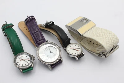 £2.17 • Buy 4 X Ladies Quality WRISTWATCHES Quartz WORKING Inc. MONDAINE, NIXON Etc.