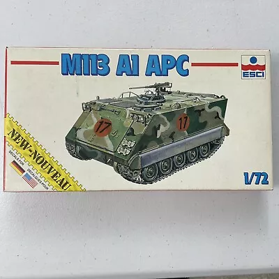 Vintage ESCI - M113 A1 APC Model Kit 1:72 - Open Box • $25.62