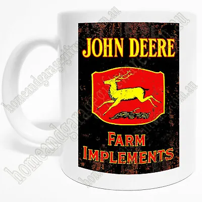 $21.20 • Buy 300ml Ceramic Coffee Mug - John Deere Farm Implements 
