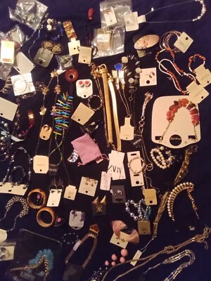 £64.99 • Buy Massive Job Lot Of 57 New Jewellery Items With Names Bundle Wholesale