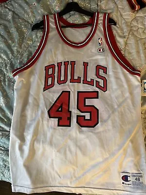 NWT-NBA Authentic Michael Jordan Vintage Champion #45 Bulls Jersey Size 48-XL • $20.50