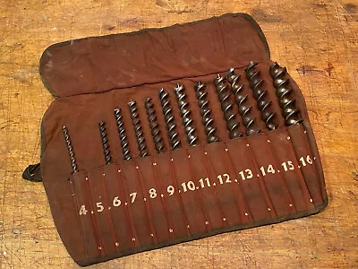 $12 • Buy Carpenters Set Of Vintage Auger Bits