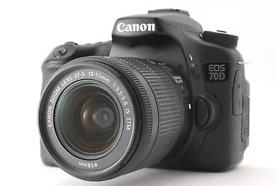 [MINT] Canon EOS 70D Camera EF-S 18-55mm + 55-250mm IS STM Lens #oku00034 • $809.56