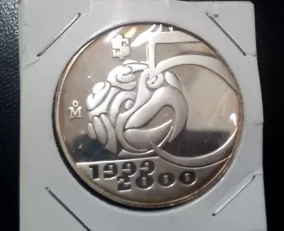 1999-2000 5 Pesos Silver Coin Millennium Series Aztec Bird • $69.99