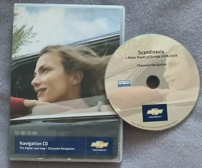 Skandinavia Maps- Not Uk - Chevrolet Sat Nav Navigation 7612109086-16g Cd Disc • £12