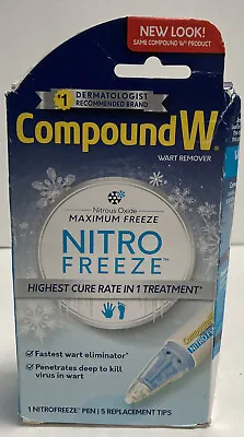 $17 • Buy Compound W Nitro Freeze Wart Remover, Maximum Freeze 6 ApplicationsExp.11/25#032