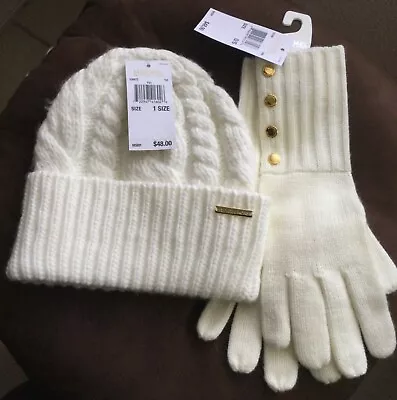 Michael Kors Beanie And Gloves Set • $80