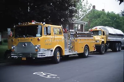 Fire Apparatus Slide- Jim Thorpe PA Diligent Fire Company Mack Engine And Tanker • $5