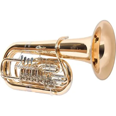 Miraphone 281 Firebird Series 6-Valve 5/4 F Tuba 281G Gold Brass • $15645