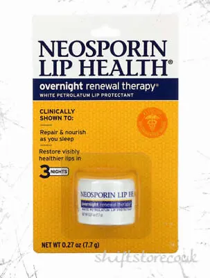 £14.44 • Buy Neosporin, Overnight Renewal Therapy, White Petrolatum Lip Protectant - Original