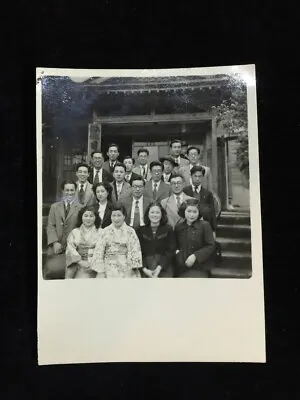 #14116 Japanese Vintage Photo 1940s / Man Woman People Landscape • £4.85