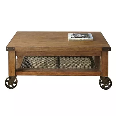 Hailee Coffee Table In Distressed Oak • $349.99