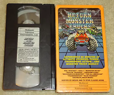 1986 Original Return Of The Monster Trucks VHS (USHRA) Bigfoot Awesome Kong II! • $19.86