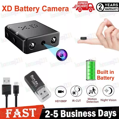 Spy Hidden Mini Camera 1080P HD DVR Wireless Cam Home Security Camera W/ Battery • $8.55