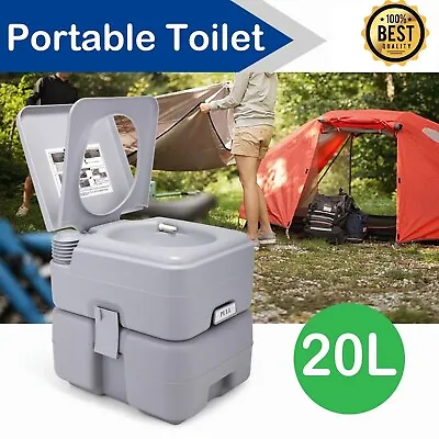 20L Outdoor Portable Toilet Camping Potty Caravan Travel Camp Boating Tent AUS • $89.99