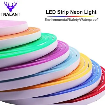 Dc12v Neon LED Strip 120leds/m Flexible Rope Tube Neon Light Waterproof 1m 2m 3m • $19.54