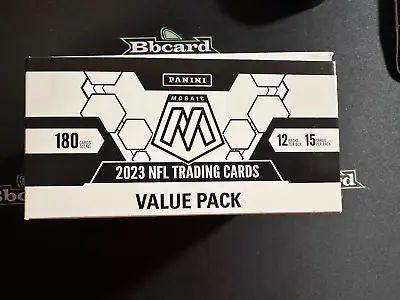 2023 Panini Mosaic Football Jumbo Value Factory Sealed Box （fat Pack ） • $150