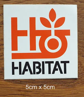 Old Sticker Sticker Habitat Skateboarding Alien Workshop Skateboard • £5.12