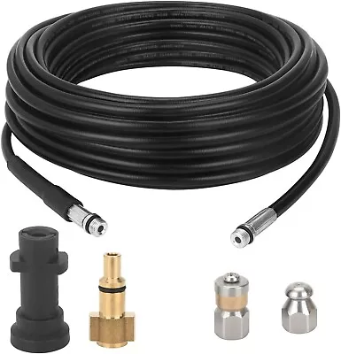 £39.66 • Buy Pressure Washer Drain Pipe Hose Cleaning Kit For Karcher K2-K7 Series