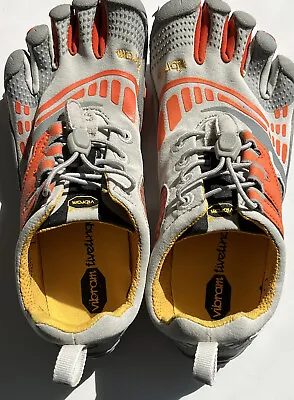 Vibram Fivefingers  37 KomodoSport LS Grey/Orange Running Shoe NEW • $54