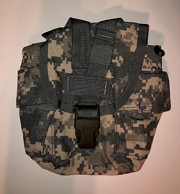 2 Pack MOLLE II Canteen/General Purpose Pouch ACU Digital Camo • $13.50