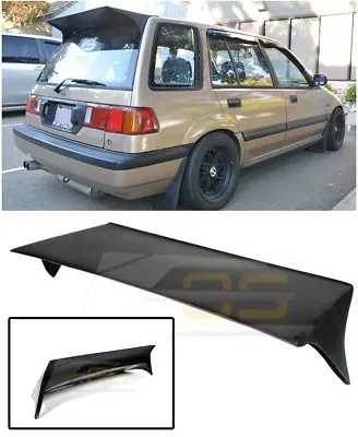 For 88-91 Honda Civic Wagon J's Style JDM PRIMER BLACK Rear Roof Wing Spoiler • $3189.99