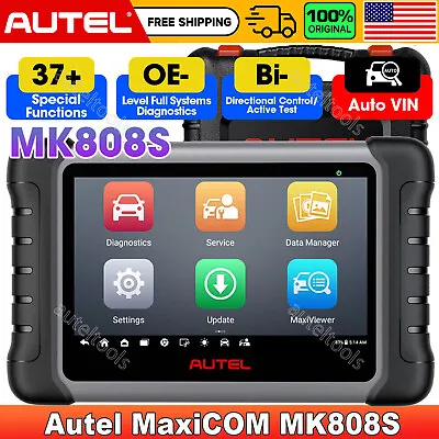 Autel MaxiCOM MK808S PRO OBD2 Scanner Auto Car Diagnostic Scan Tool Key Coding • $699