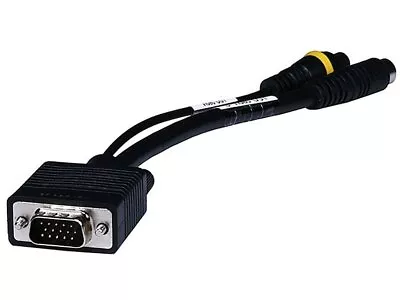 Monoprice VGA To S-Video/RCA (Composite) Adapter Cable - Black • $5.98