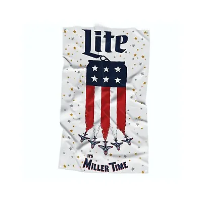 Miller Lite Flag (3x5 Ft)  It's Time Milwaukee Brewing American • $17.99