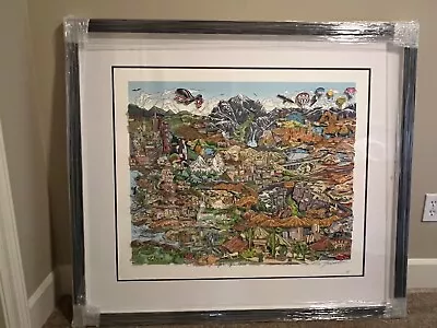 Charles Fazzino O Beautiful For Spacious Skies.America 3-D Hand Signed Framed  • $2500