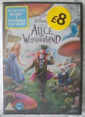 £2.95 • Buy Alice In Wonderland: Johnny Depp - Brand New & Sealed DVD - Cert PG -Free UK P&P