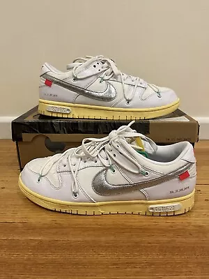 Nike Dunk Low Off White Lot 1 - US10 - PRE OWNED • $1300