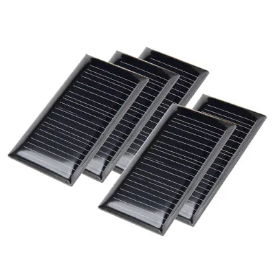 5Pcs 5V Poly Mini Solar Cell Panel Module DIY For Phone Toys Charger 44mmx24mm • $7.45