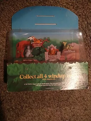 1990 McDonald's Company Walt Disney The Jungle Book Happy Meal Toy Display • $19.90