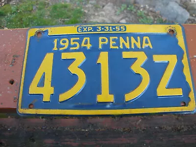 1054 Pa License Plate 4313z • $19