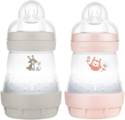 £21.79 • Buy MAM Easy Start / Anti-Colic Baby Bottle Set Of 2 / 160 Ml / 0+ Months,Rabbit/Owl