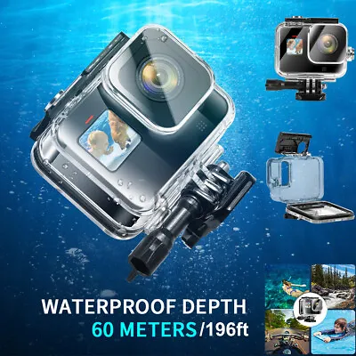 For GoPro Hero 8 Black Waterproof Case 196ft Underwater Housing Shell Protective • $12.99